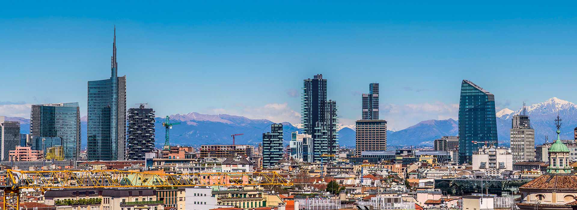 Vista dei palazzi di Milano